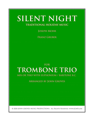 Silent Night - Trombone Trio