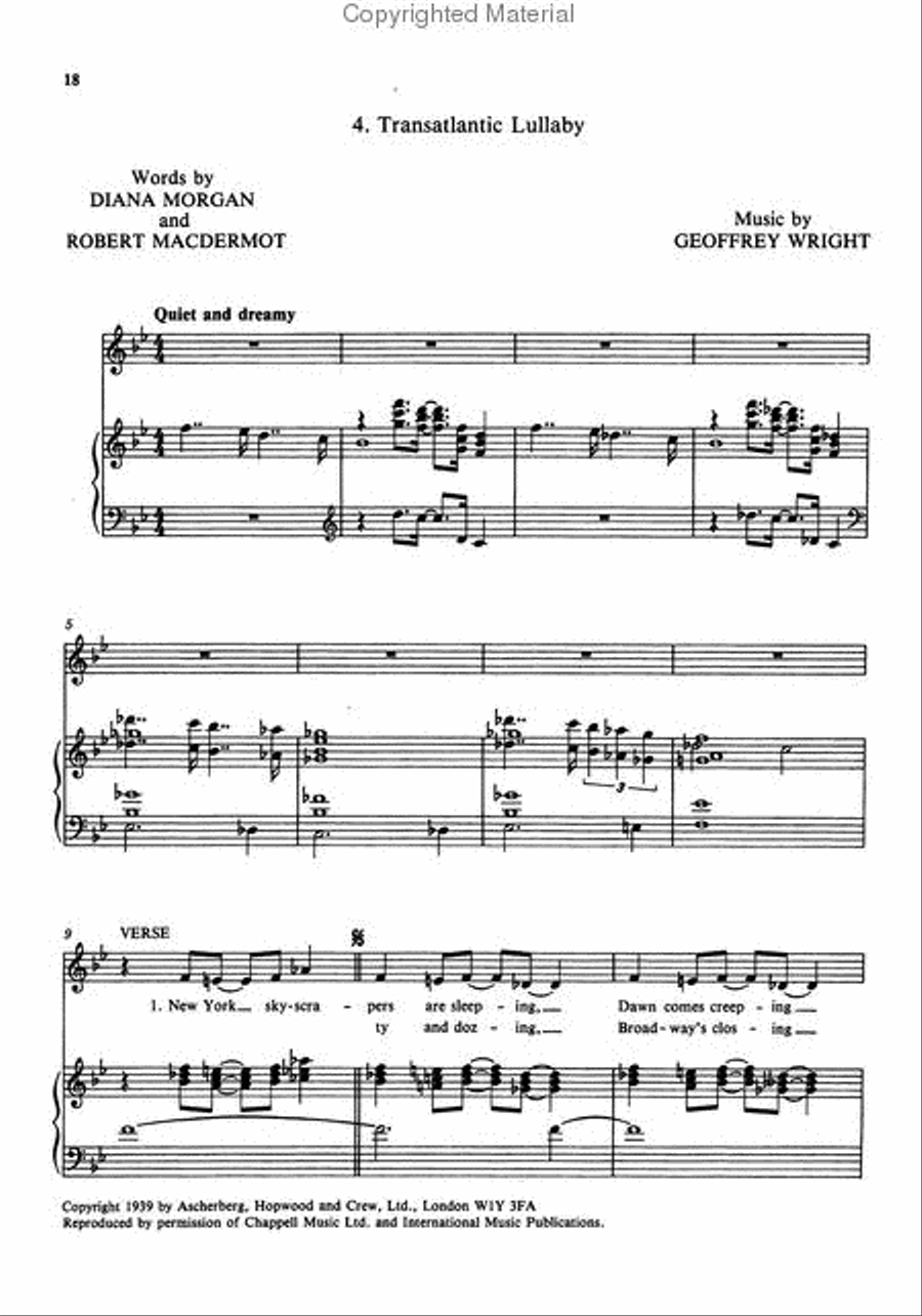 Sarah's Encores Piano, Vocal scores gallery preview page 3
