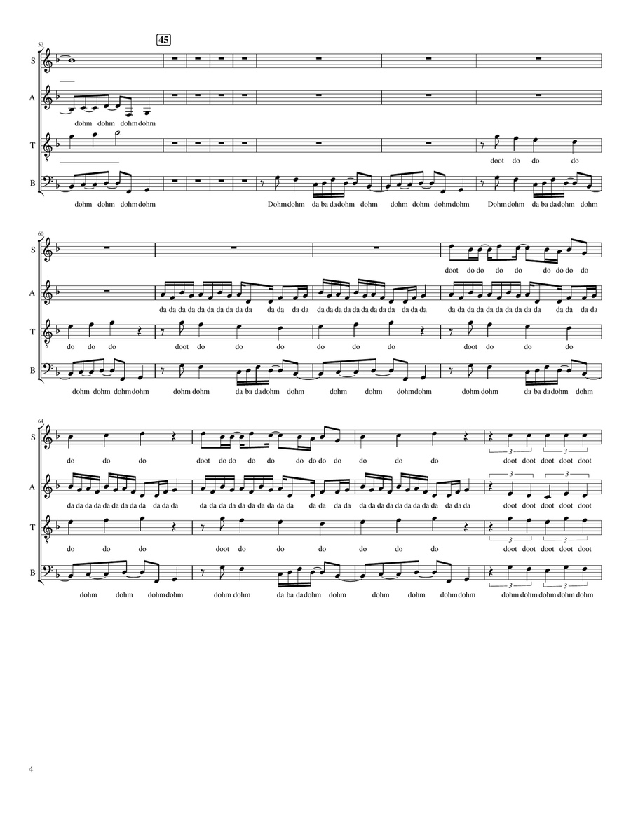 Leave It Leave It 4-Part scores gallery preview page 4