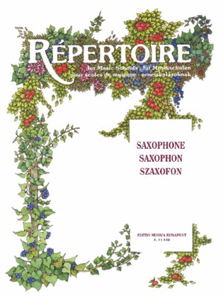 Book cover for Repertoire für Musikschulen - Saxophon Solo