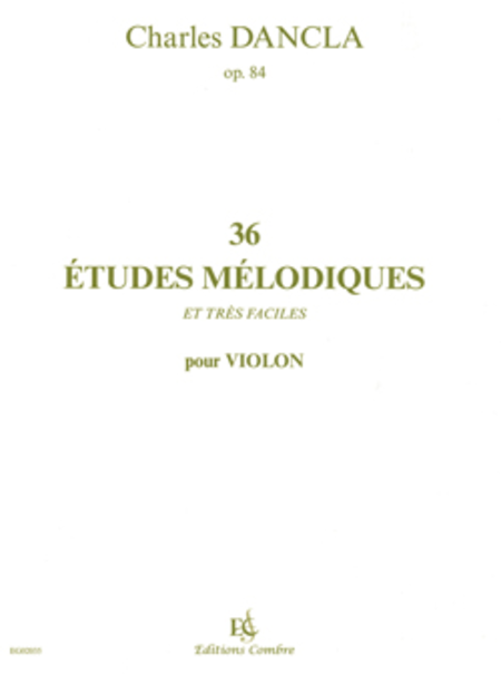 Etudes melodiques (36) Op.84