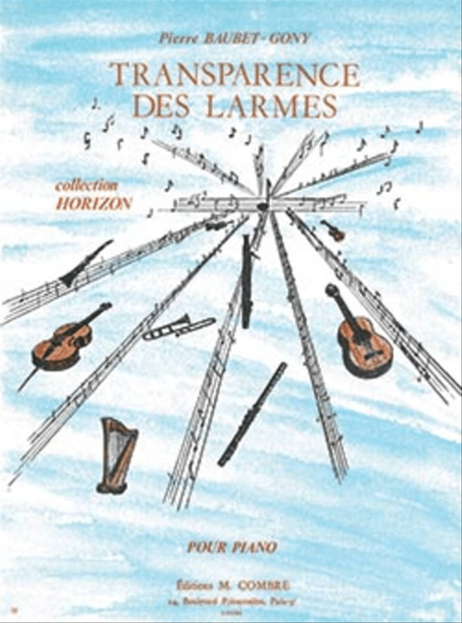 Transparence des larmes Piano Solo scores gallery preview page 1