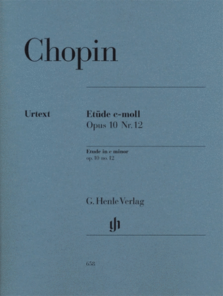 Book cover for Chopin - Etude Op 10 No 12 C Minor Urtext