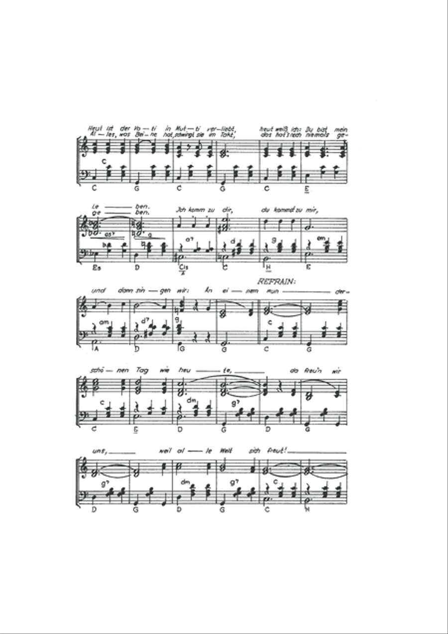 An einem wunderschonen Tag Voice scores gallery preview page 4