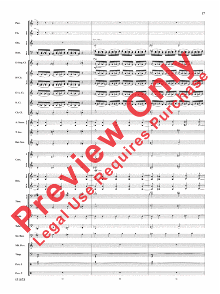 Down to the Sea in Ships (from the NBC TV Film Project 20) Concert Band scores gallery preview page 18