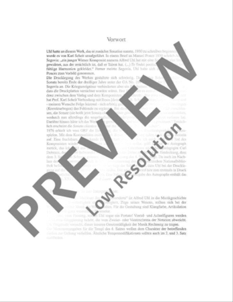 Sonata classica Sonata classica Classical Guitar scores gallery preview page 3