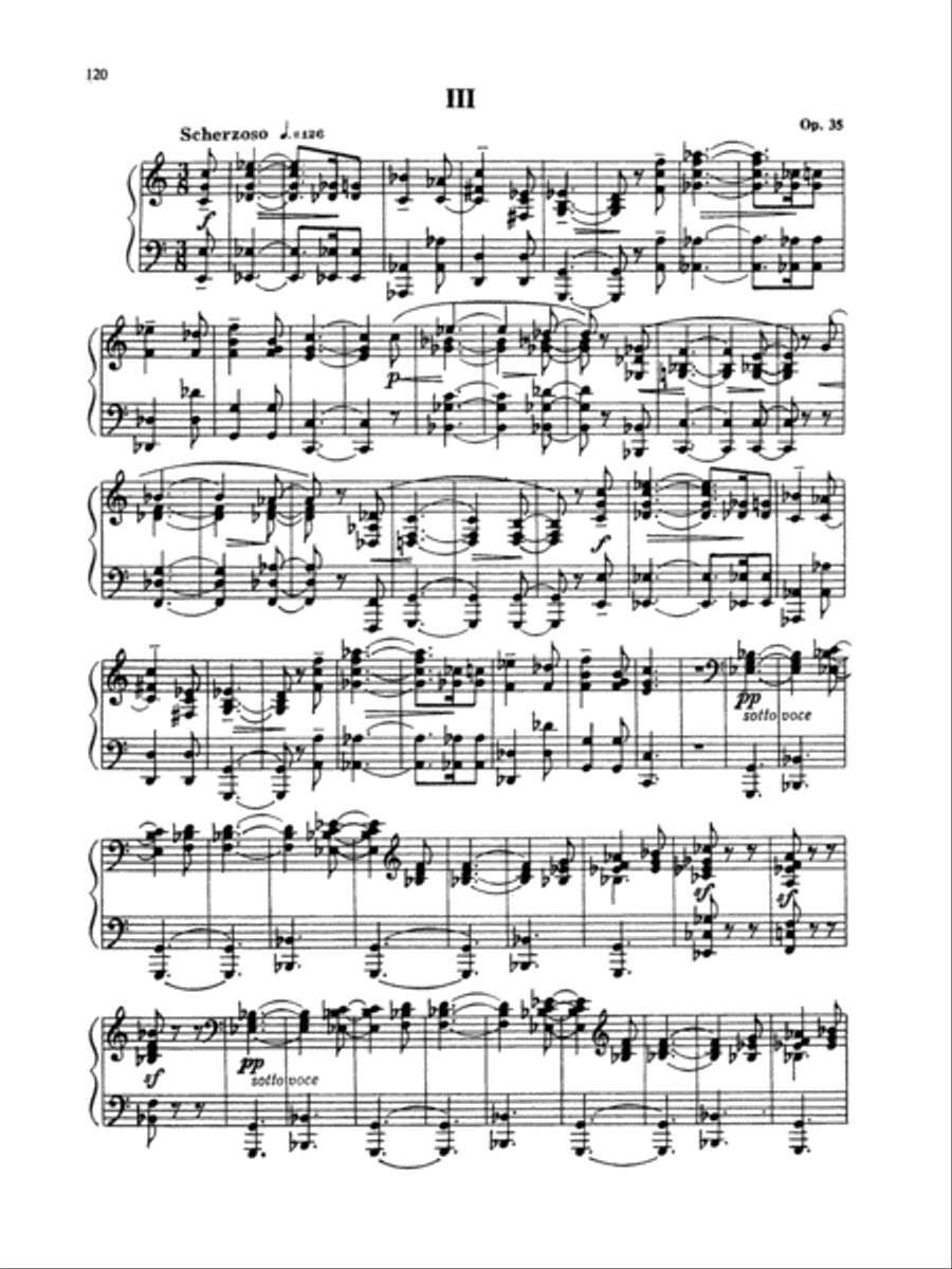 Scriabin: Preludes Piano Solo scores gallery preview page 1