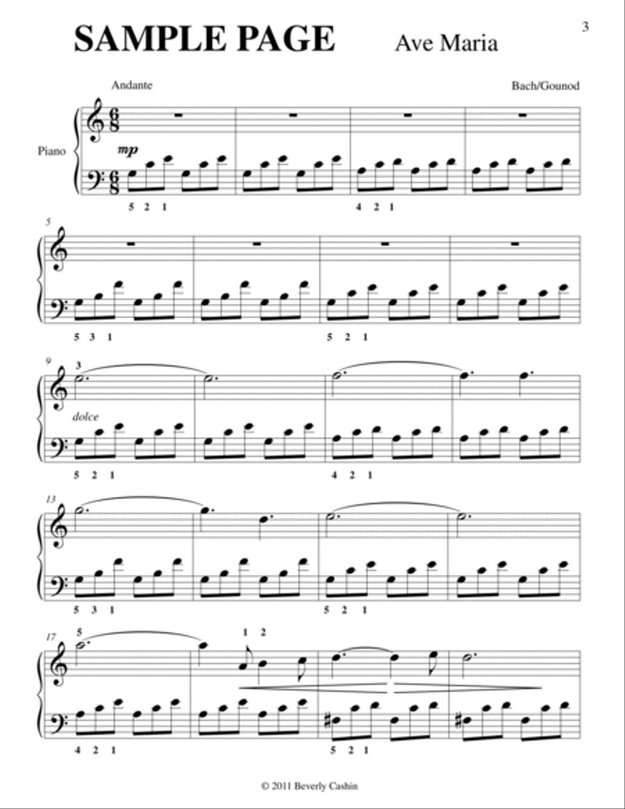 Classical Piano Gems Piano Solo scores gallery preview page 3