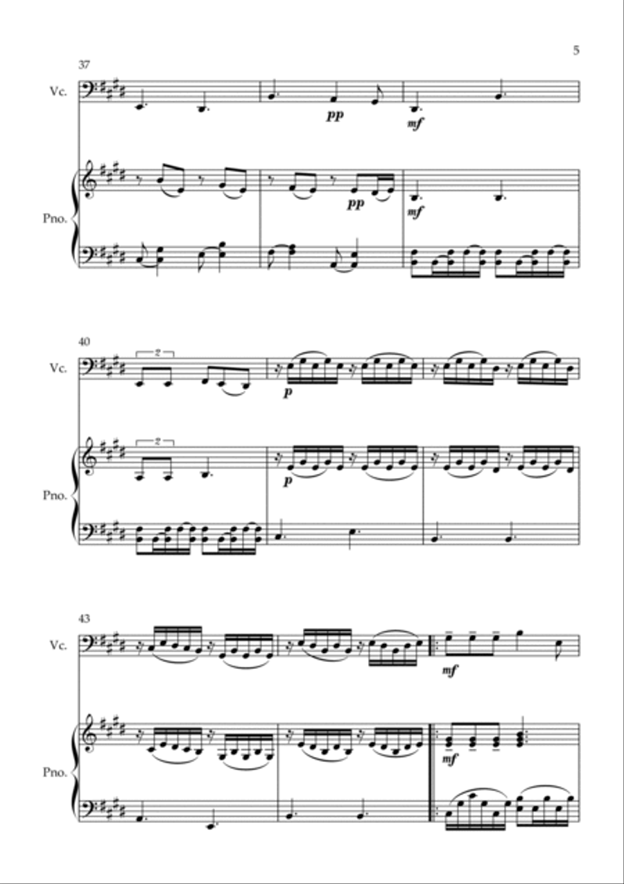 Your Hand In Mine Piano scores gallery preview page 5