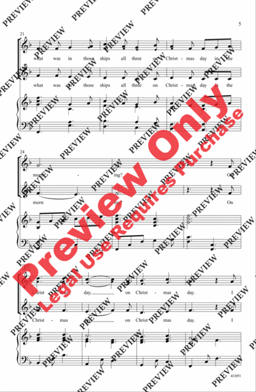 A Wreath of Carols 2-Part scores gallery preview page 4