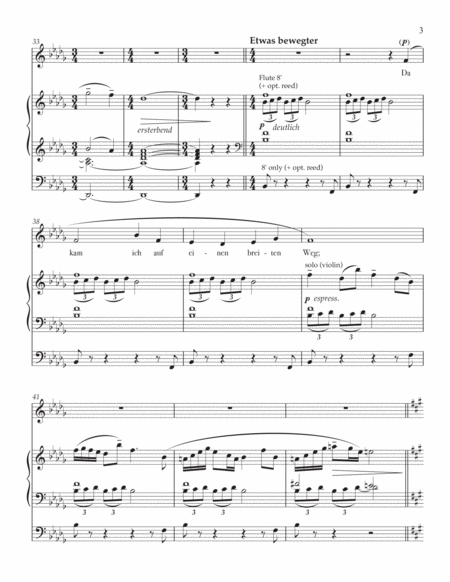 Urlicht (Primeval Light) (for organ and alto/mezzo soprano)