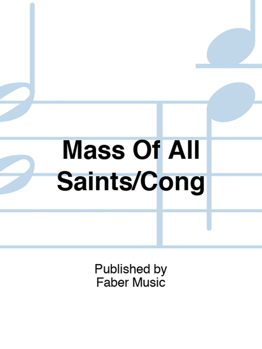 Mass Of All Saints/Cong