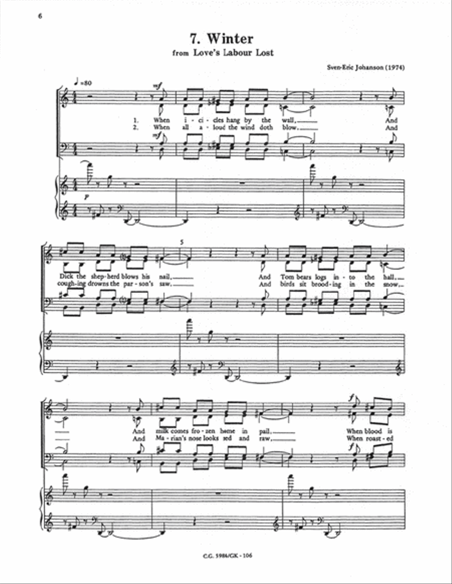 Fancies II (Collection) 4-Part scores gallery preview page 5