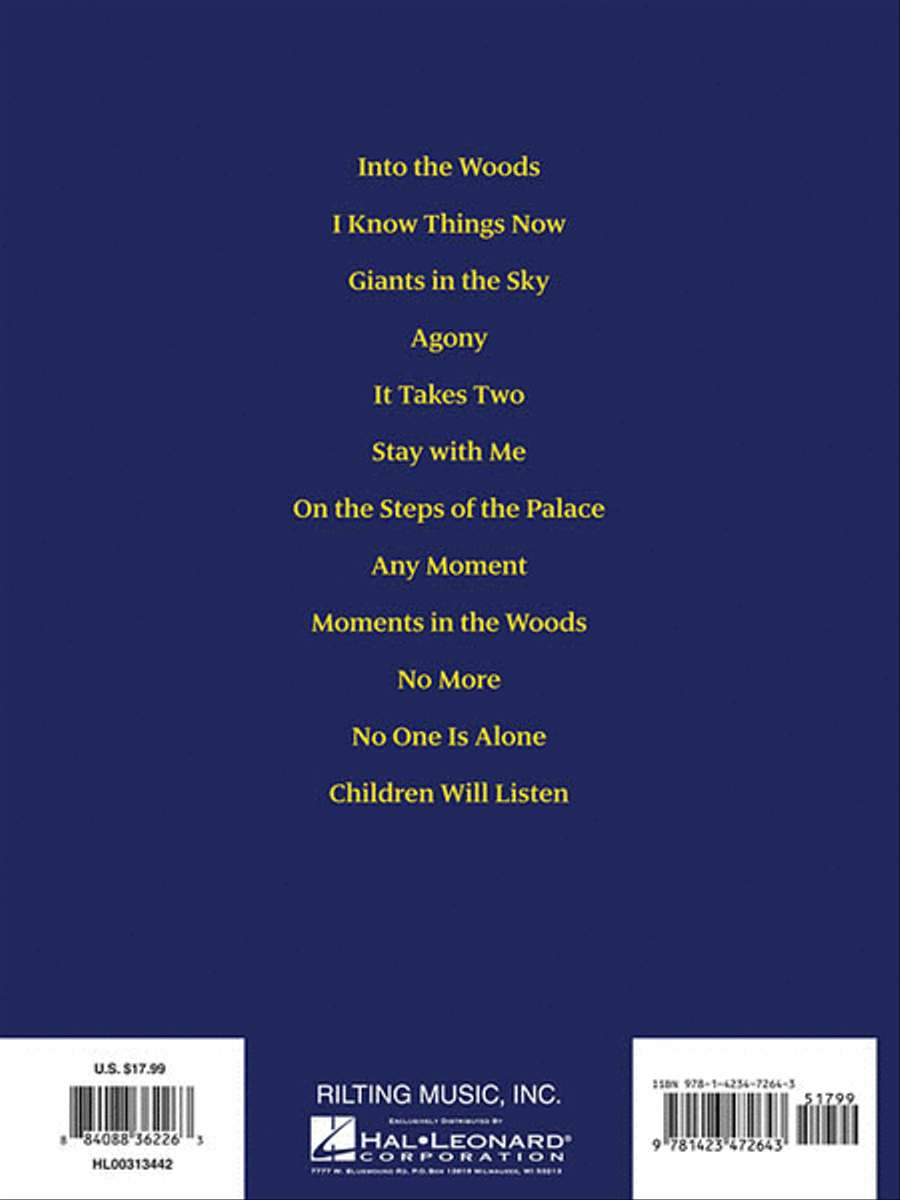 Into the Woods – Revised Edition Piano, Vocal scores gallery preview page 2