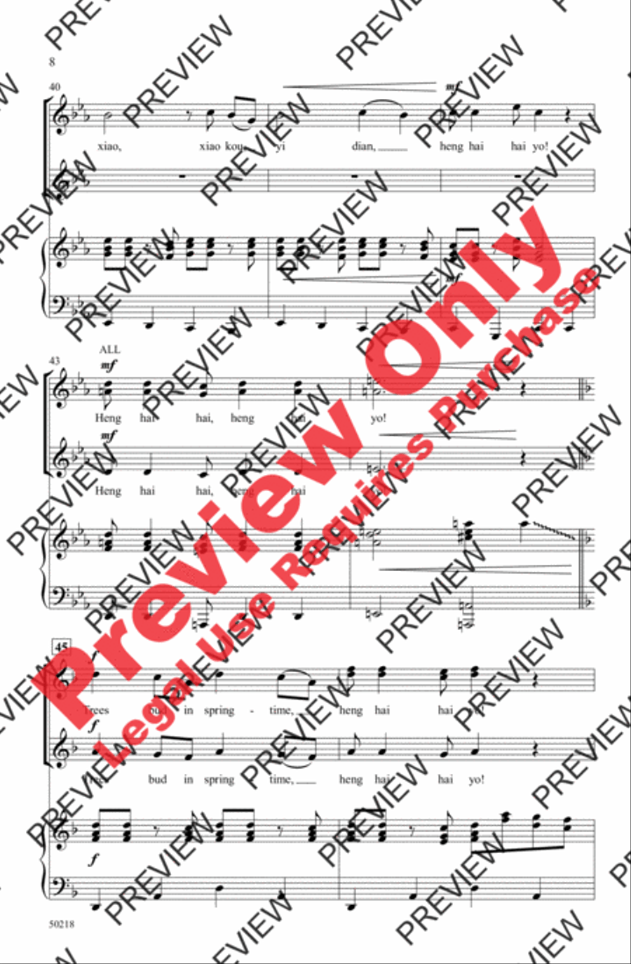 Rainbow Sister Rainbow Sister Women's Choir scores gallery preview page 8