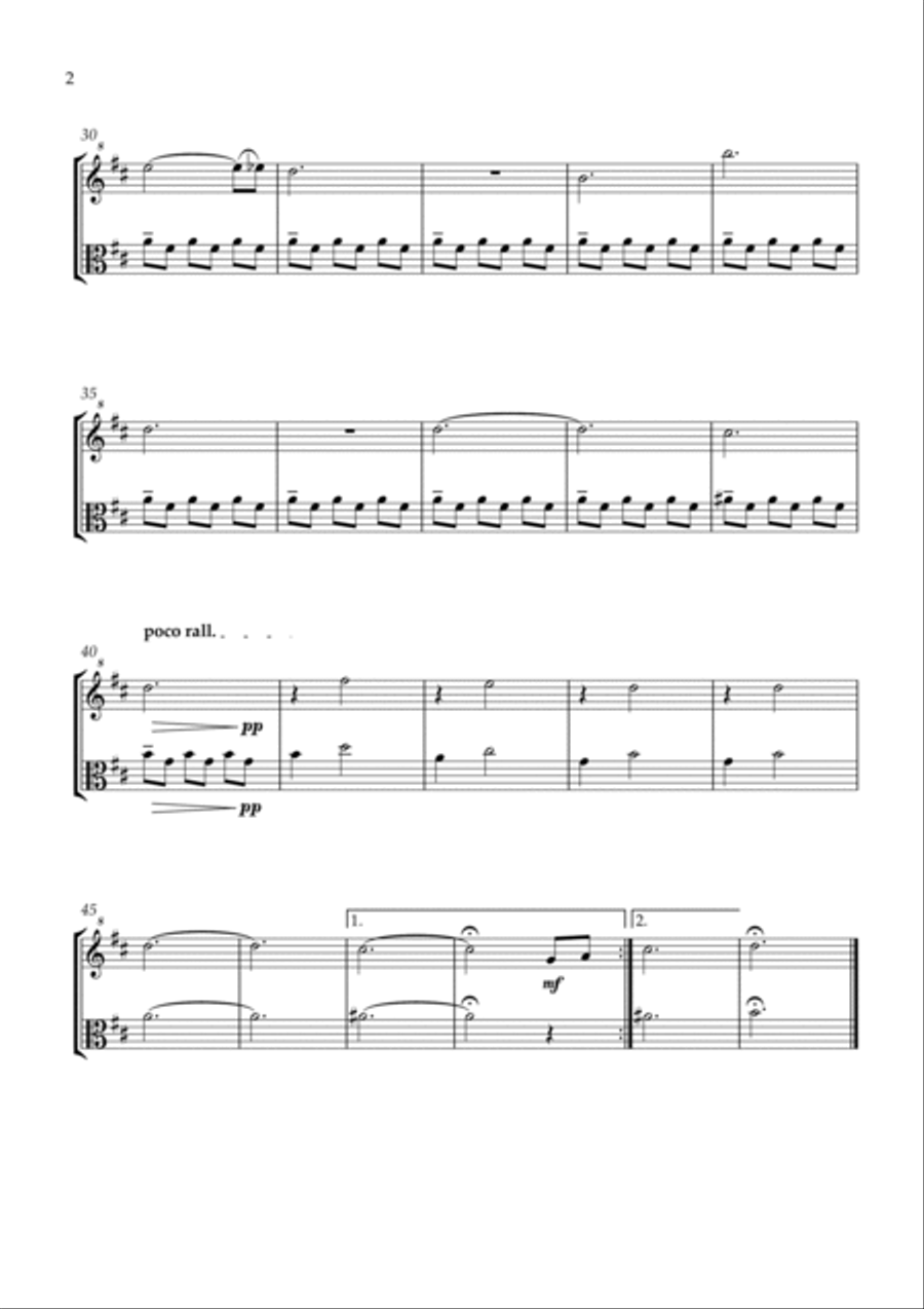 Je Te Laisserai Des Mots Flute scores gallery preview page 2