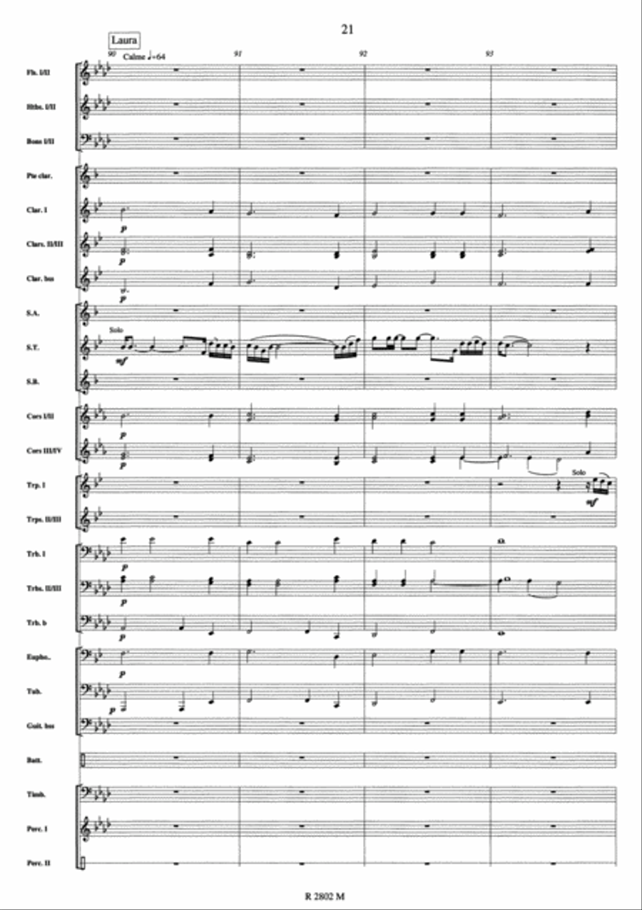 Johnny Hallyday Concert Band scores gallery preview page 17
