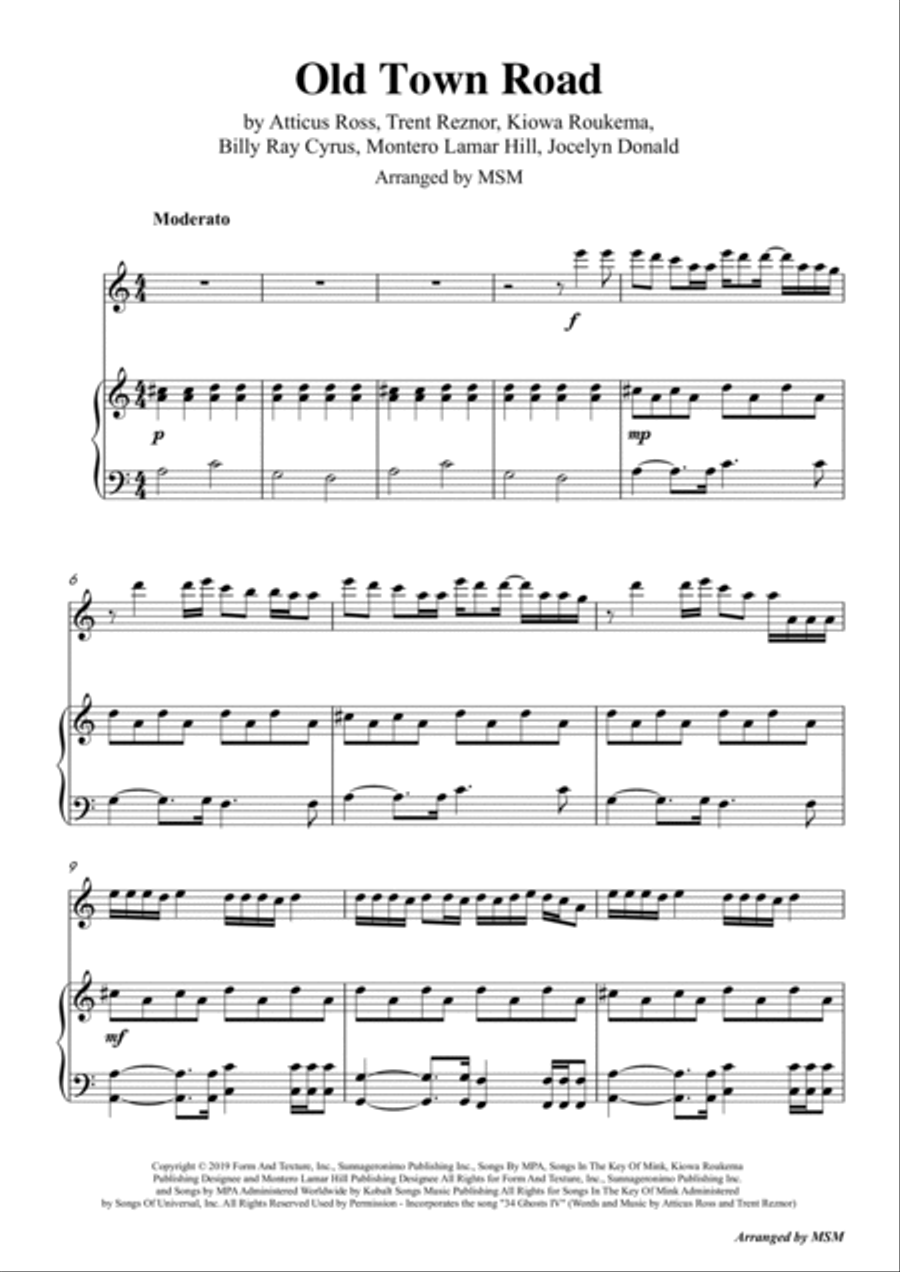 Rodeo (feat. Nas) Flute Solo scores gallery preview page 3