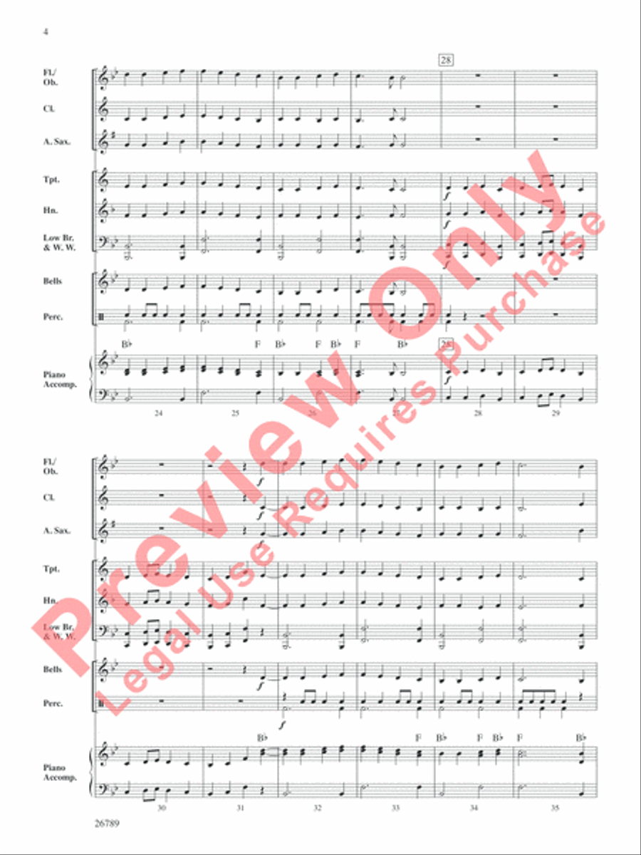 The Big Three Concert Band scores gallery preview page 5