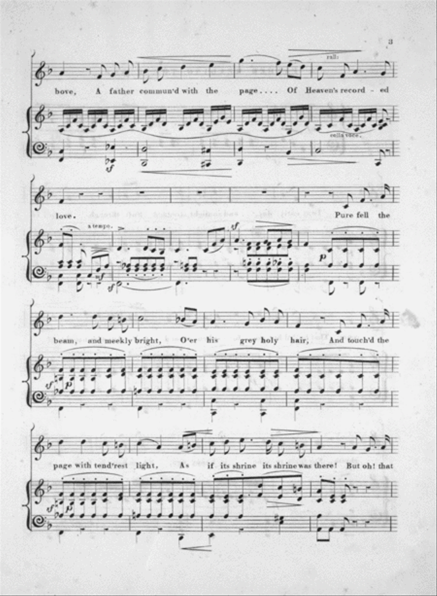 A Father Reading the Bible. Aria Voice Solo scores gallery preview page 3