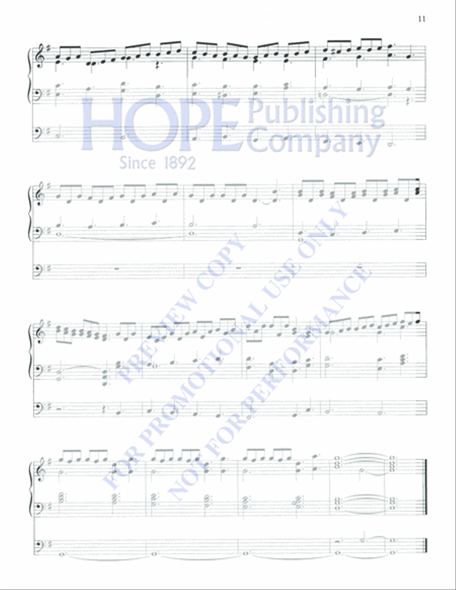 The Nativity Organ Solo scores gallery preview page 11