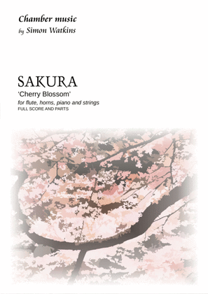 Book cover for Sakura ('Cherry Blossom') - Full score with parts