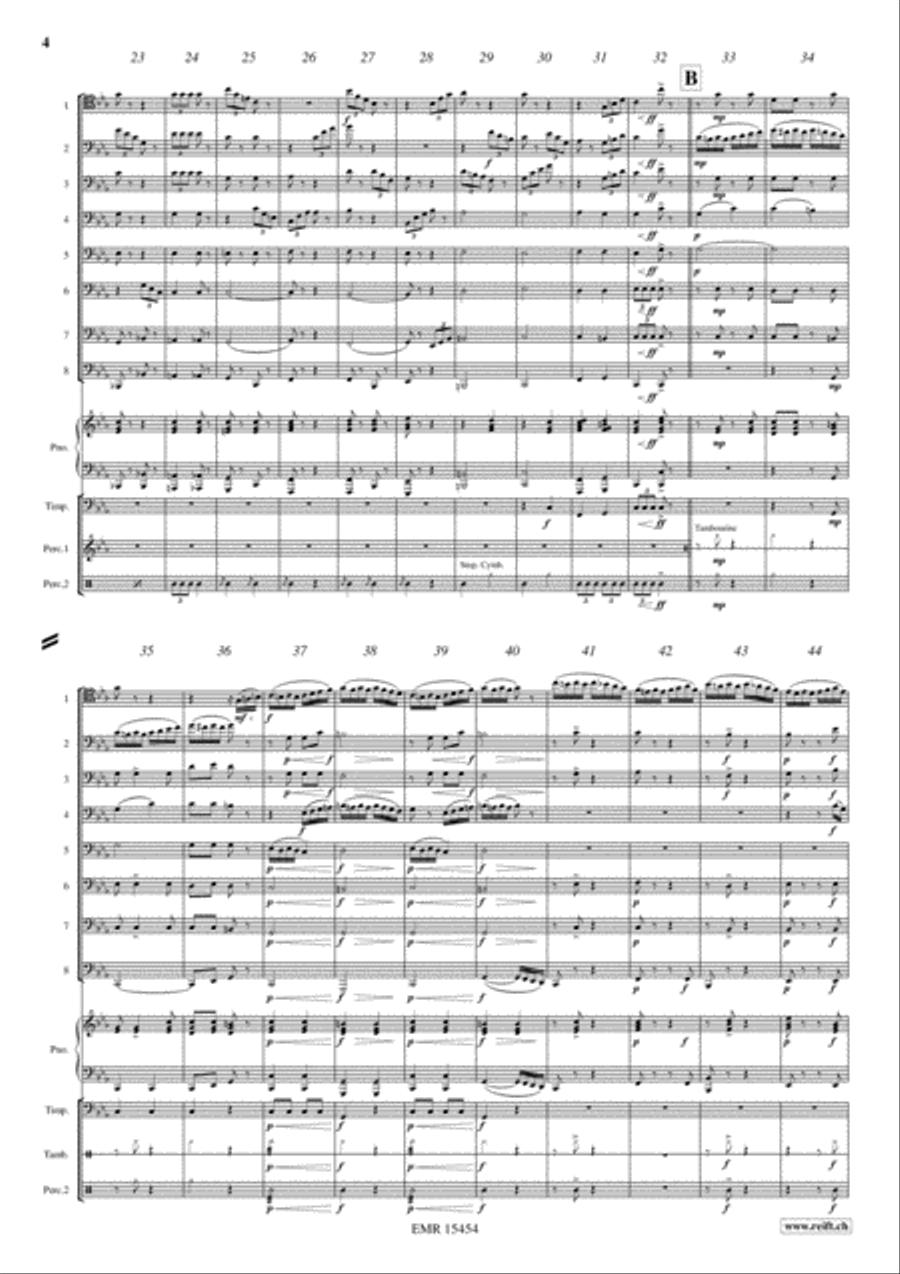 Caprice No. 24 Trombone scores gallery preview page 4