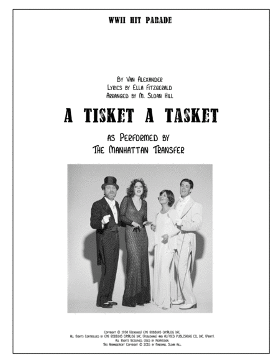 A-tisket, A-tasket A-tisket, A-tasket Large Ensemble scores gallery preview page 1