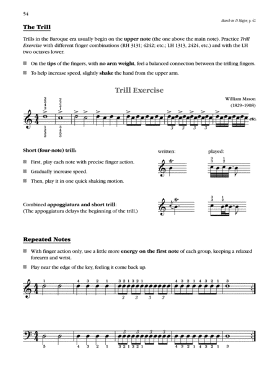 Exploring Piano Classics Technique, Book 4 Piano Method scores gallery preview page 6