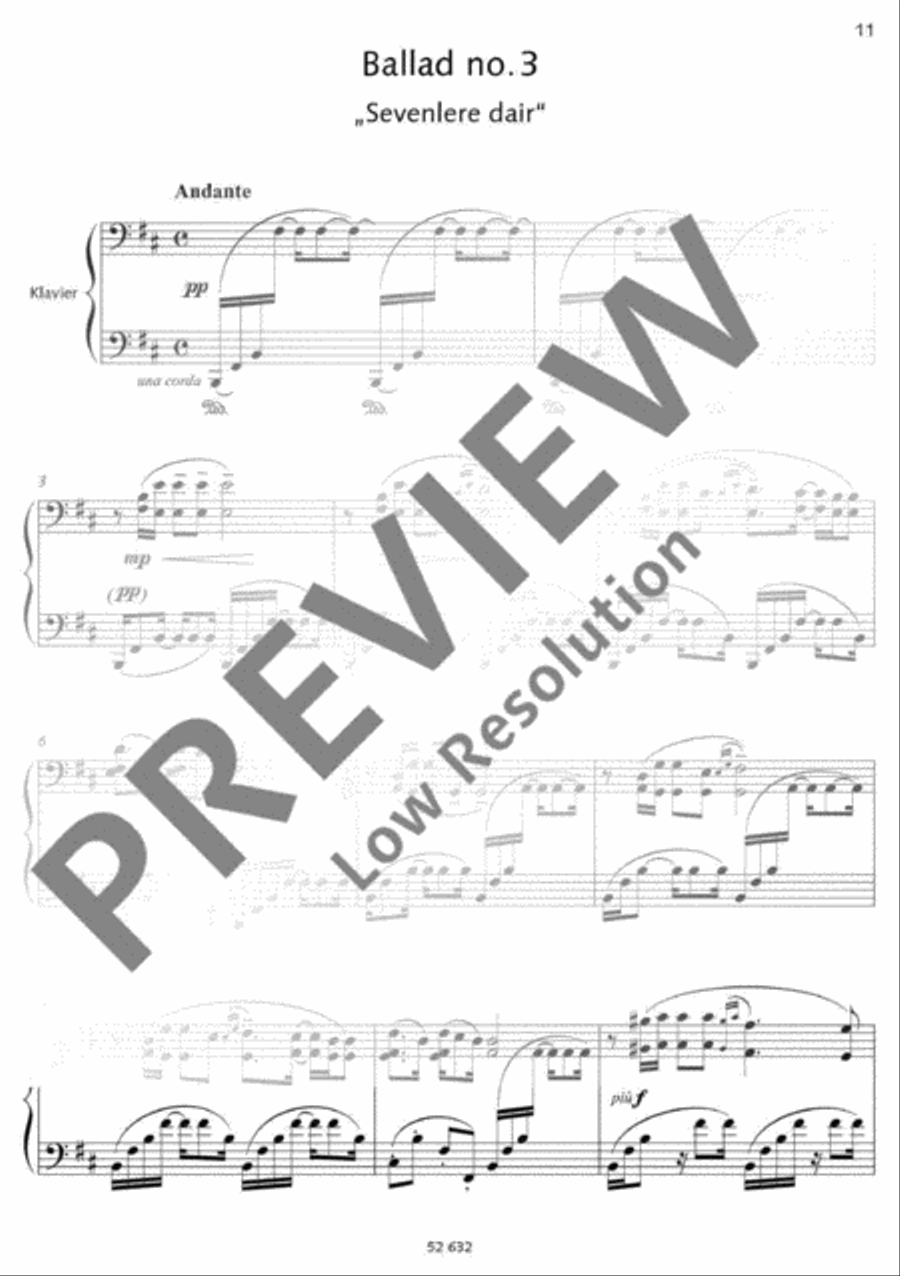 Sevenlere dair Piano Solo scores gallery preview page 2