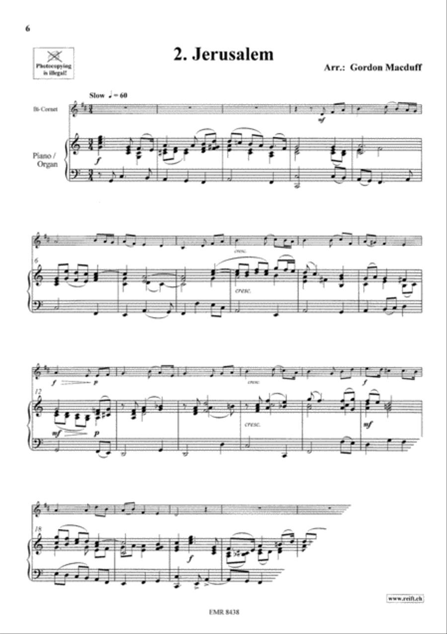 Sacred Music Volume 2 Cornet scores gallery preview page 4