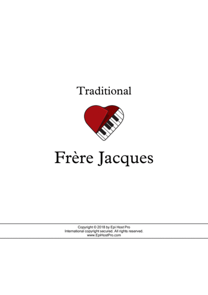 Frère Jacques (Canon) - String Trio - Grade 1 image number null