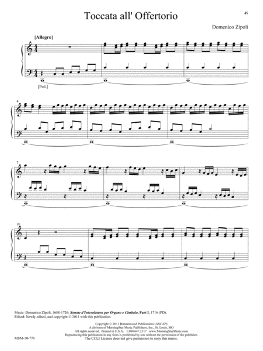 17th and 18th Century Organ Voluntaries for Manuals and Manuals with Pedal Points Organ scores gallery preview page 13