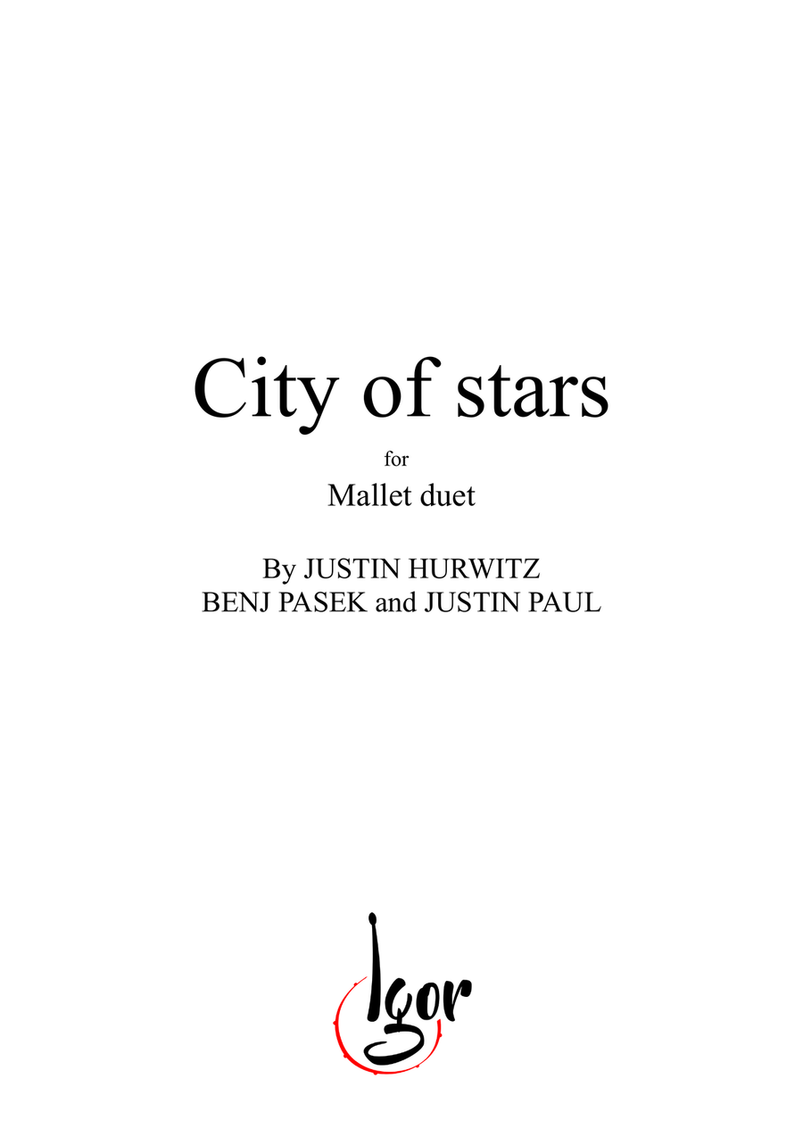 City Of Stars City Of Stars Percussion Ensemble scores gallery preview page 2