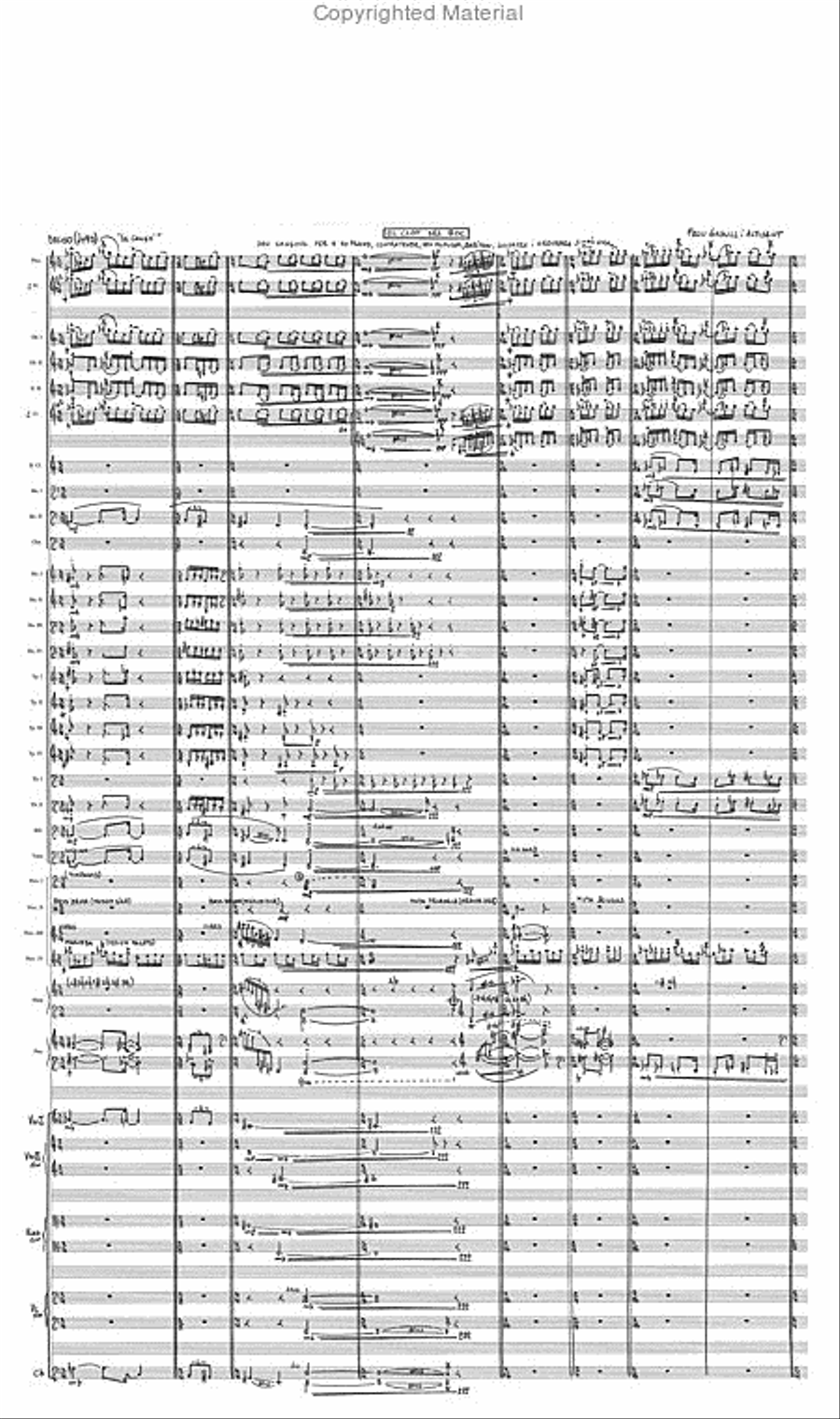El clot del boc. Deu cançons per a soprano, contratenor, veu popular, baríton. Orchestra scores gallery preview page 2