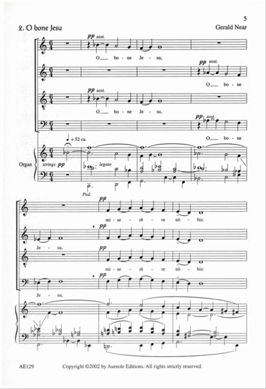 Three Communion Anthems Three Communion Anthems 4-Part scores gallery preview page 3