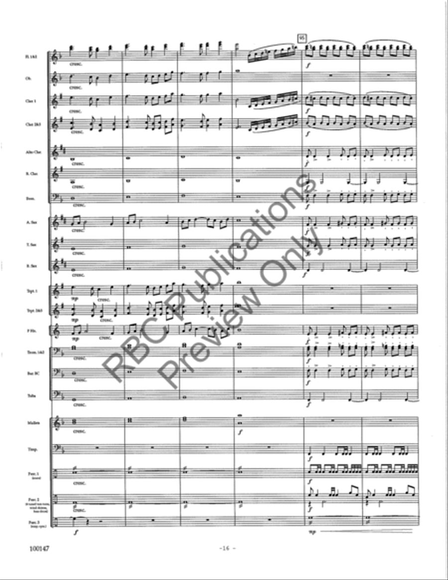 Rivers Concert Band scores gallery preview page 19
