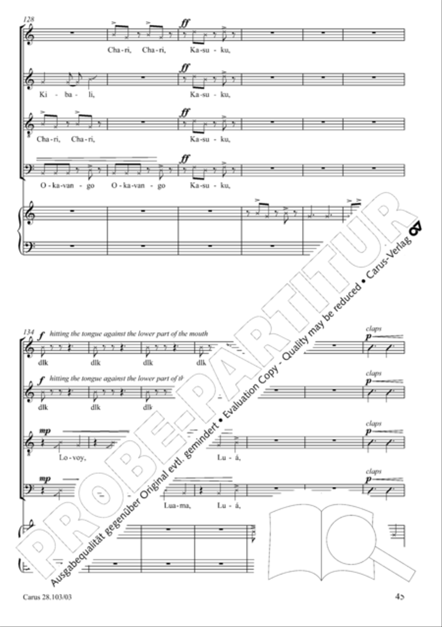 Water Water 4-Part scores gallery preview page 60
