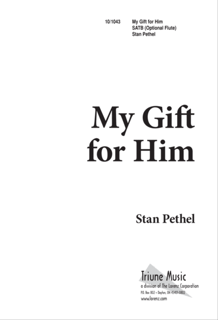 My Gift for Him My Gift for Him 4-Part scores gallery preview page 2