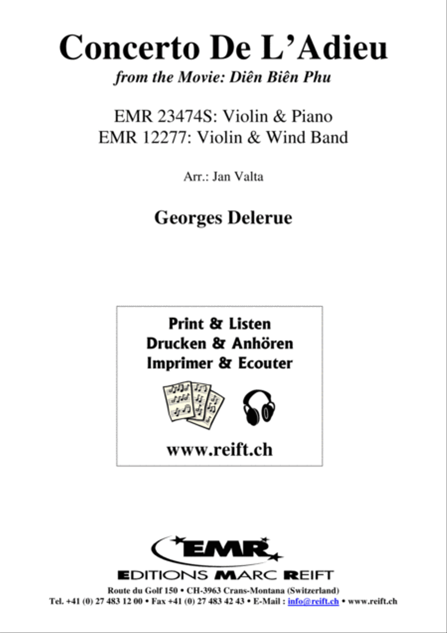 Concerto De L'Adieu Violin Solo scores gallery preview page 2