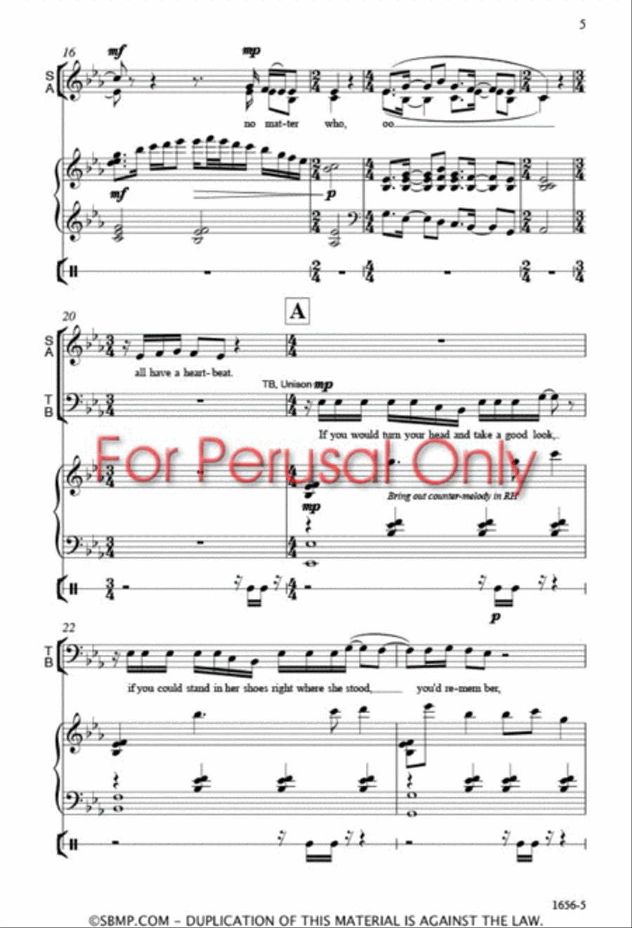 Heartbeat Heartbeat 4-Part scores gallery preview page 4