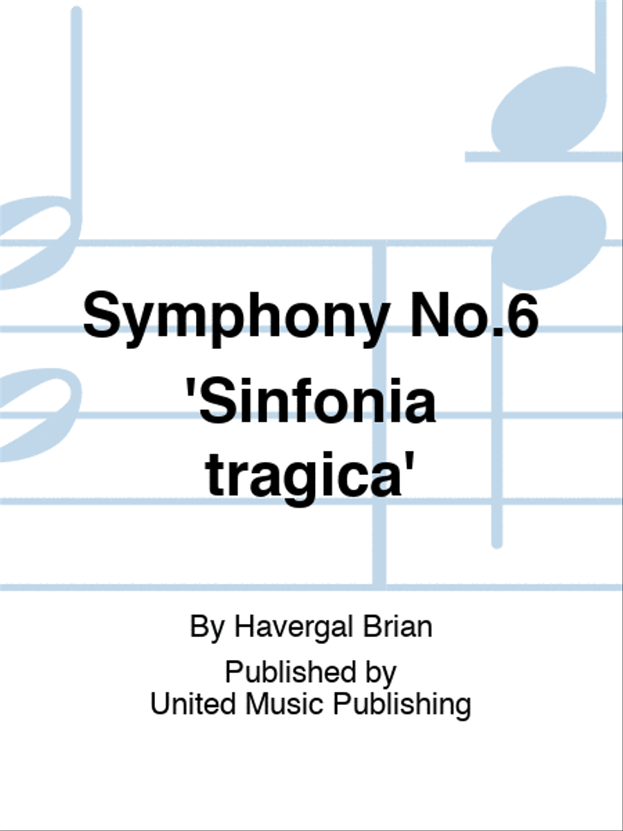 Symphony No.6 'Sinfonia tragica' Orchestra scores gallery preview page 1