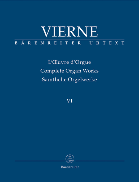 Complete Organ Works, Vol. VI: Symphony no. 6  op. 59 (1930)