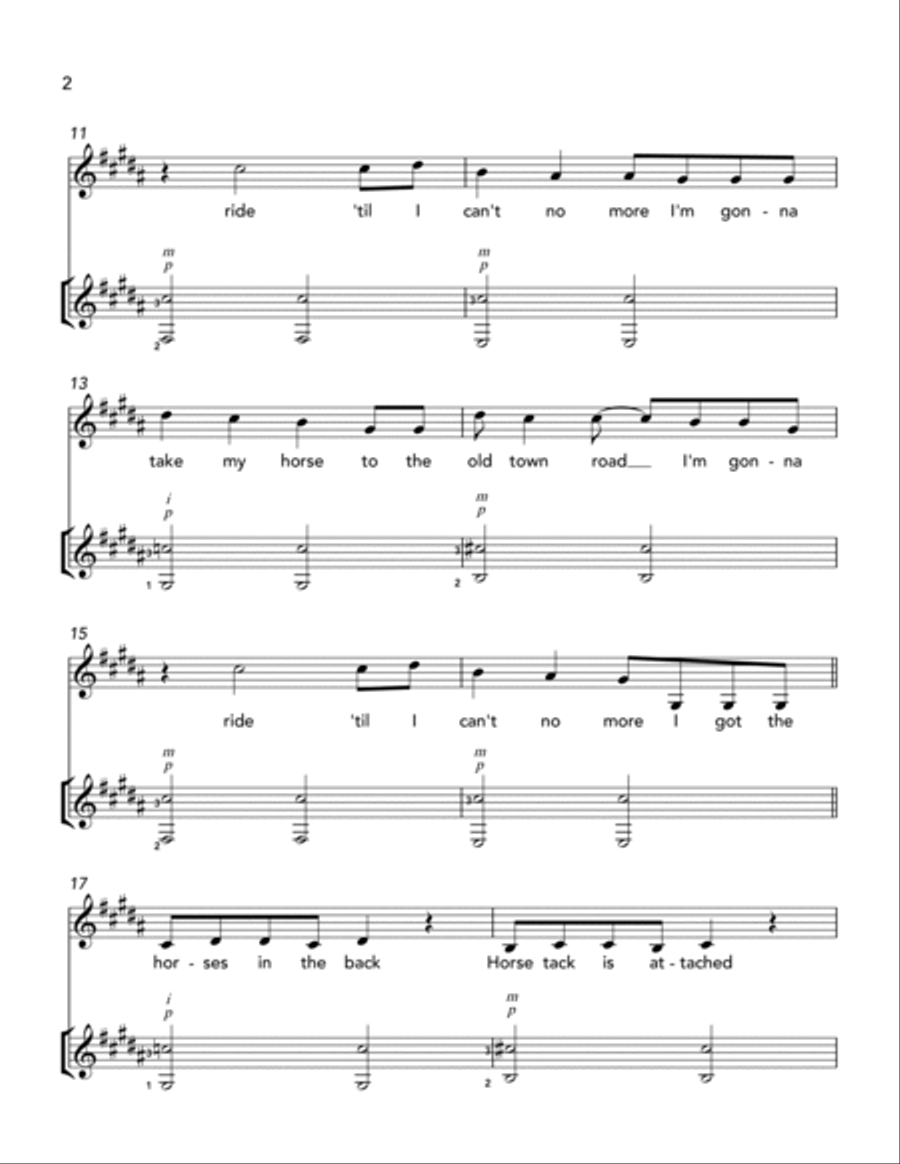 Old Town Road (remix) Old Town Road (remix) Electric Guitar scores gallery preview page 2