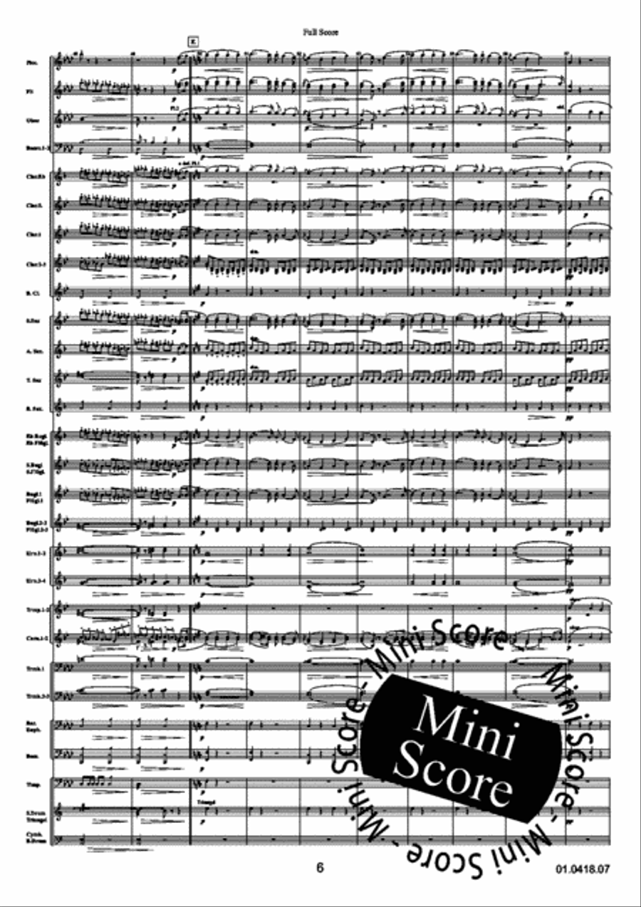 Norma Ouverture Concert Band scores gallery preview page 12