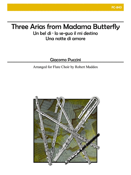 Madama Butterfly (Three Arias) for Flute Choir image number null