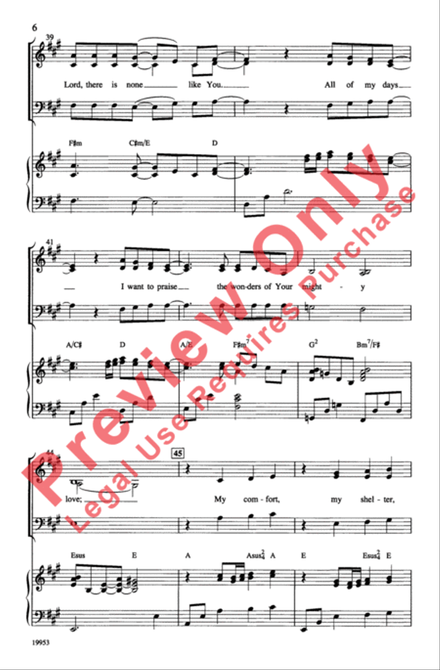 Shout to the Lord 3-Part scores gallery preview page 6