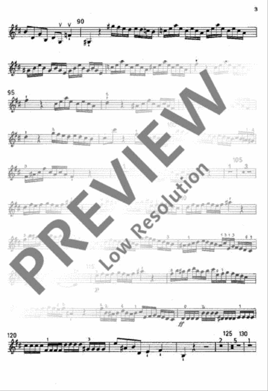 Symphony No. 1 Violin scores gallery preview page 4