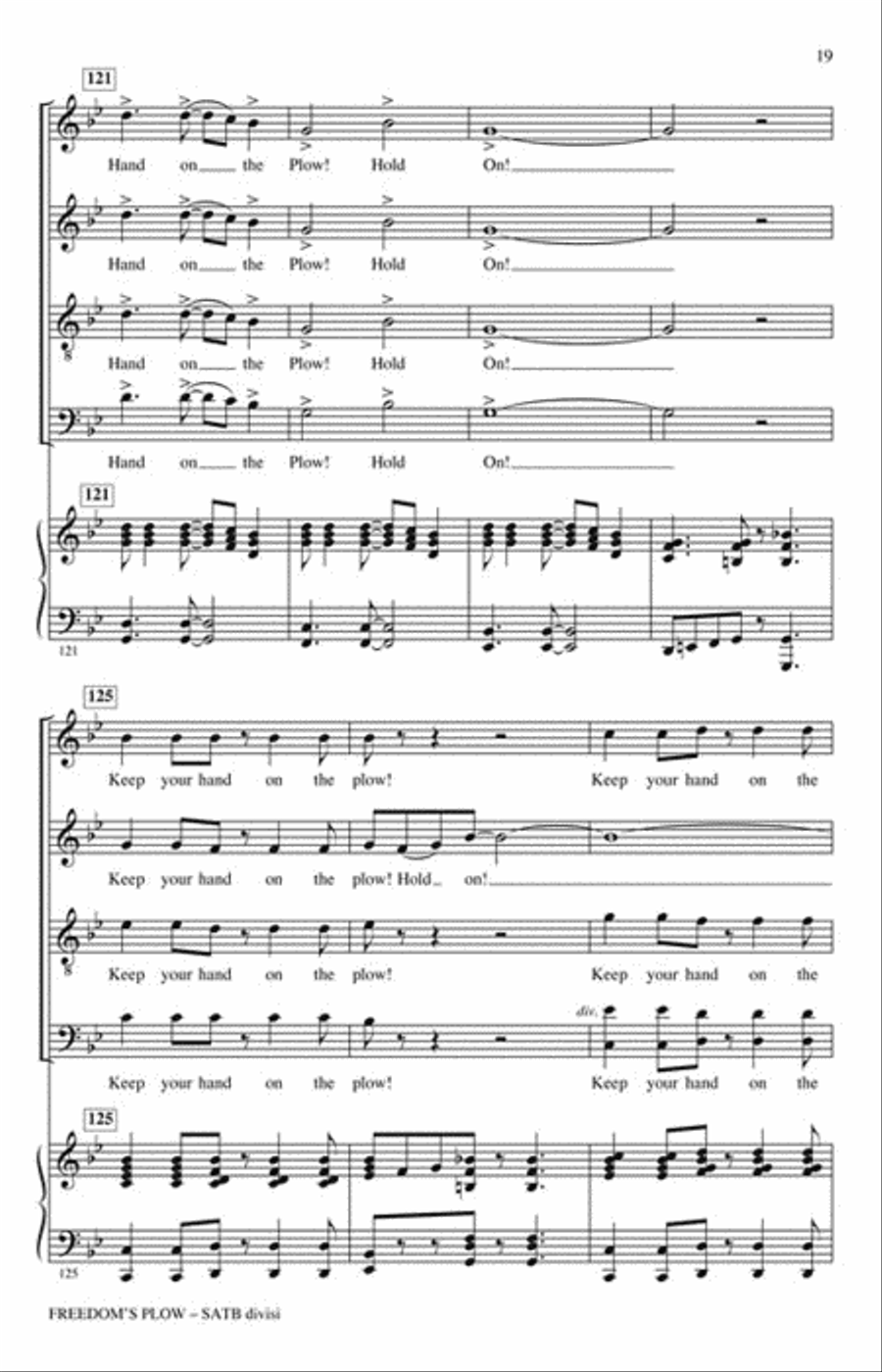 Freedom's Plow Choir scores gallery preview page 4