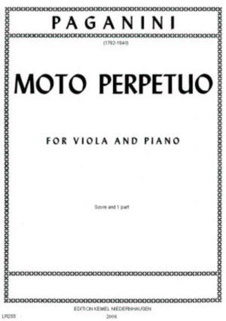 Moto perpetuo : for viola and piano